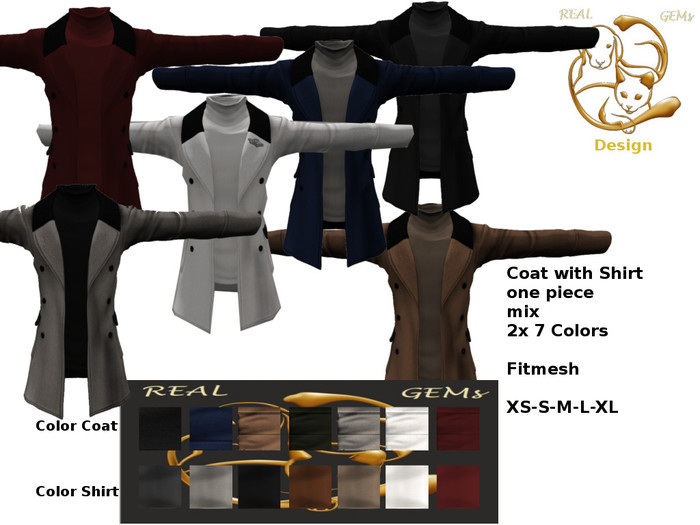 [RG] Men's Woolen Coat (DemoBox)