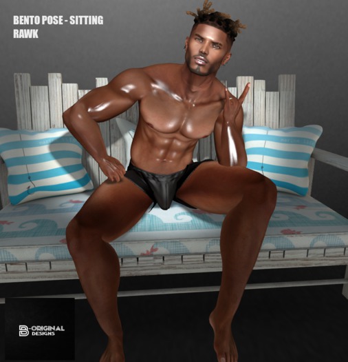 BENTO POSE SITTING-RAWK {WEAR TO UNPACK}