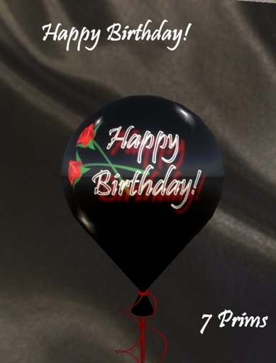Rose Happy Birthday Balloon