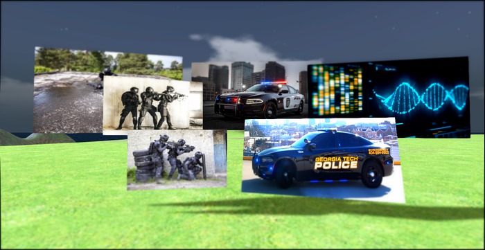 PICTURE COOL POLICE DECORATION 4k