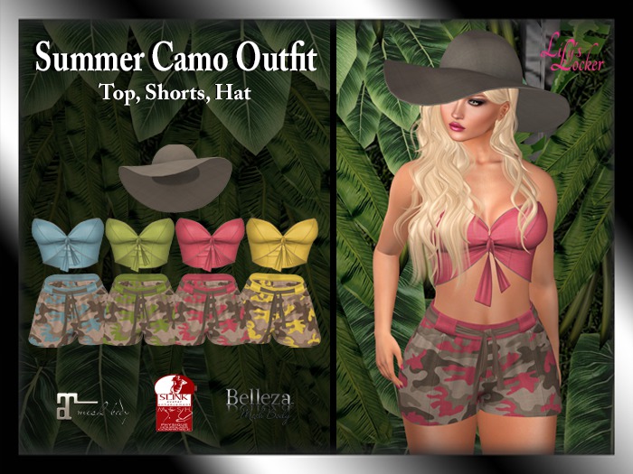 Lily's Locker - DEMO Summer Camo Outfits