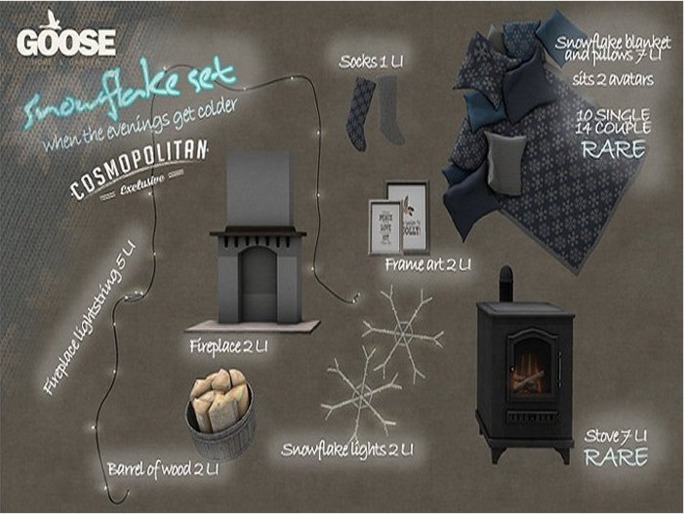 GOOSE - fireplace lightstring