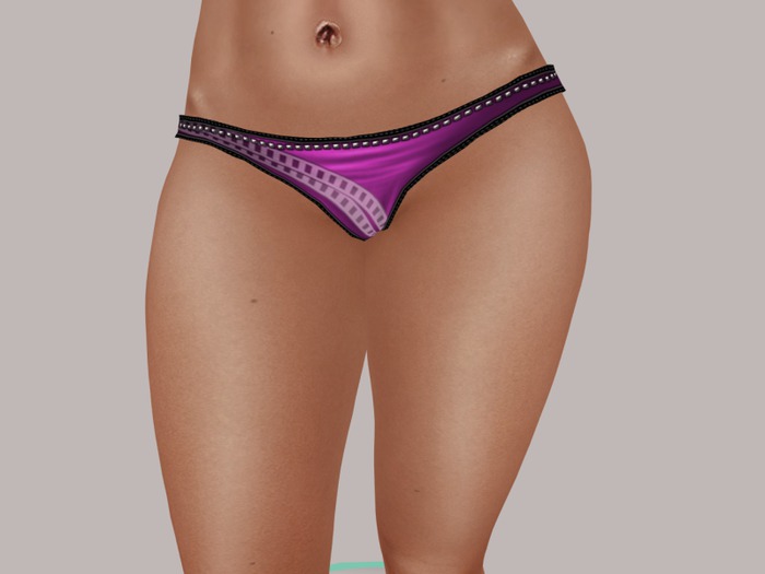 Babe Bikini Bottom-Purple