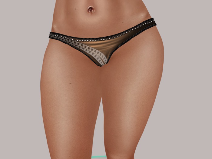 Babe Bikini Bottom-Coffee