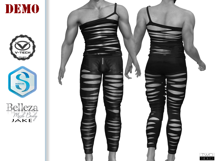 DEMO Ripped set "Leather" TwoSided