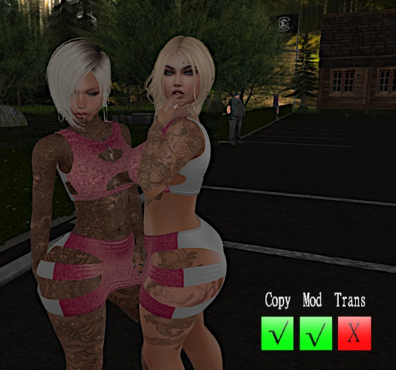 .:PD:. Spicey Glitter Pink & White