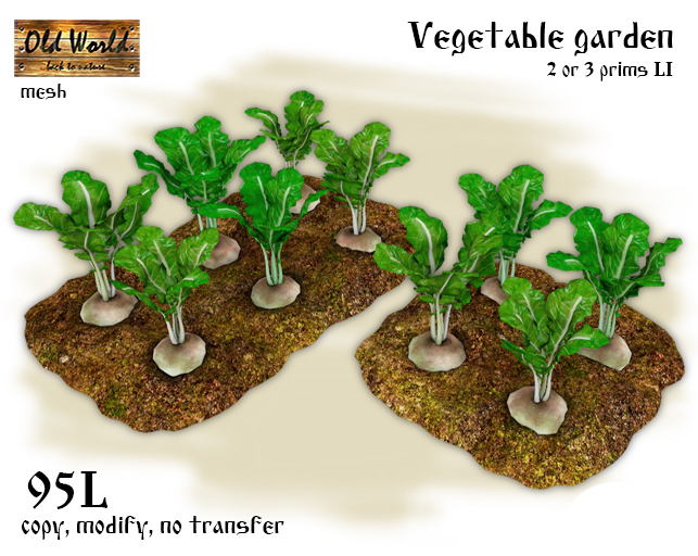 Vegetable garden - Turnip - Old World - Rustic / Medieval 