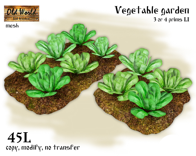 Vegetable garden - Spinach - Old World - Rustic / Medieval