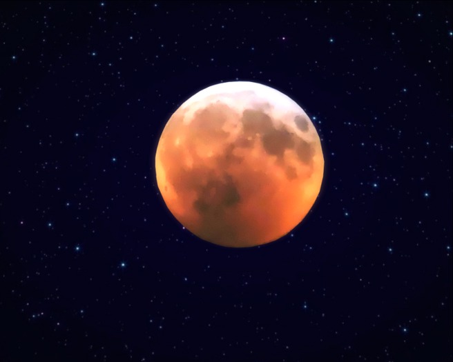 Celestial Bodies-Blood moon