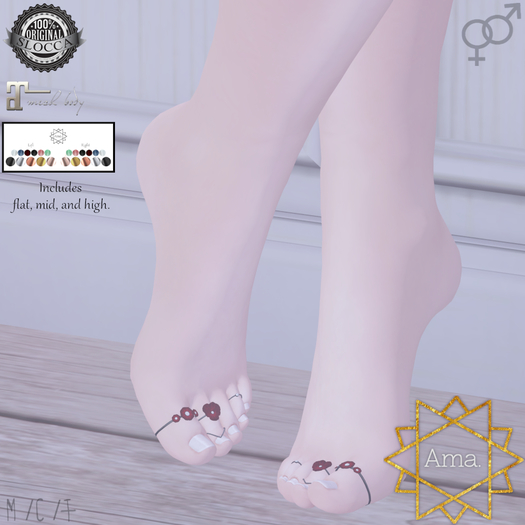 Ama. : Mariella Toe Ring Set [Maitreya Exp]
