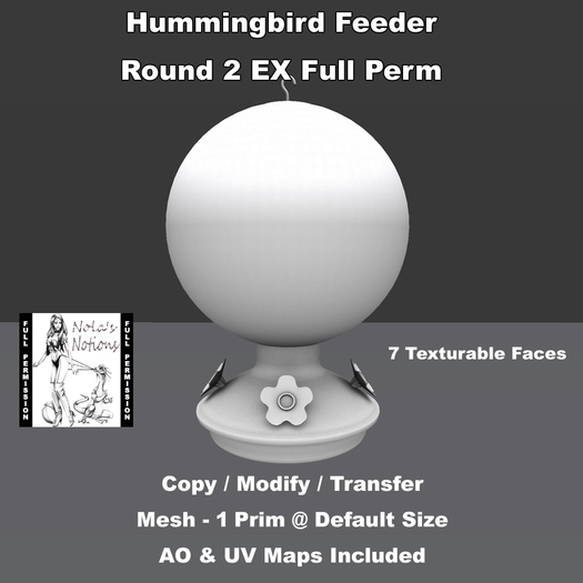 Humming Bird Feeder Round 2 FP EX