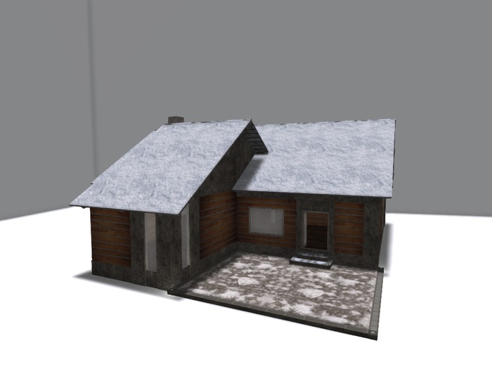 *OL* Wood House Snow [Loft Style]