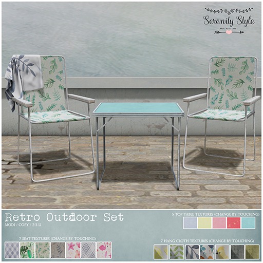 Serenity Style - Retro Outdoor Set (Wear to unpack)