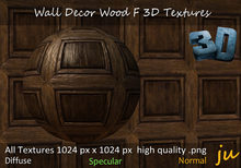 JU Wall Decor Wood F 3D Textures Full Perm