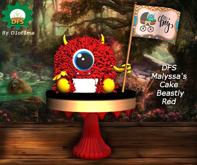 DFS Malyssa's Cake - Beastly Red (Rare)