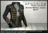 Brooke military jacket black