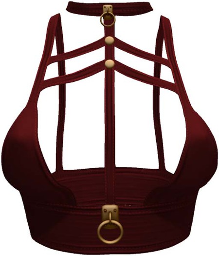 [BY BECK] Vladish Top Dark Red