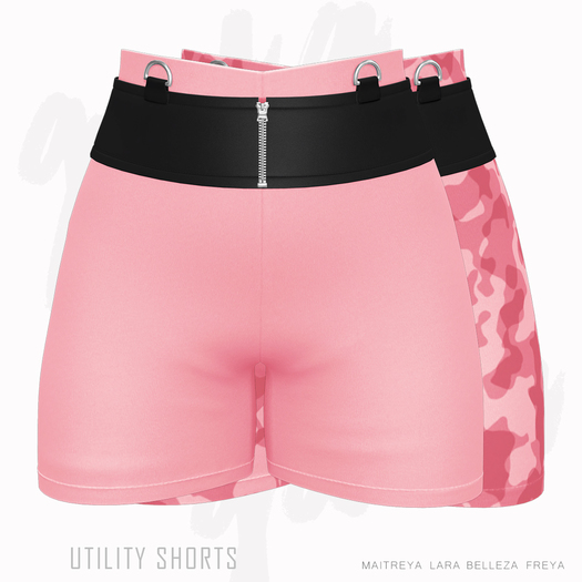 Gaia - Utility Shorts PINK