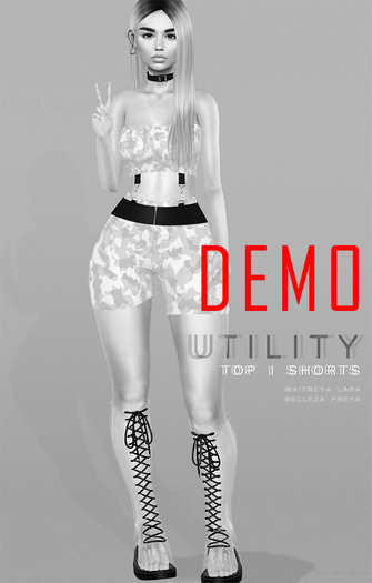 Gaia - Utility Top/Shorts DEMO