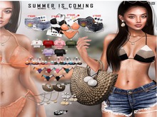 OSMIA - Summer is coming.Velvet Bikini- M - Bold RARE