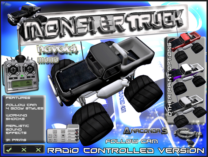 Radio Controlled monster truck