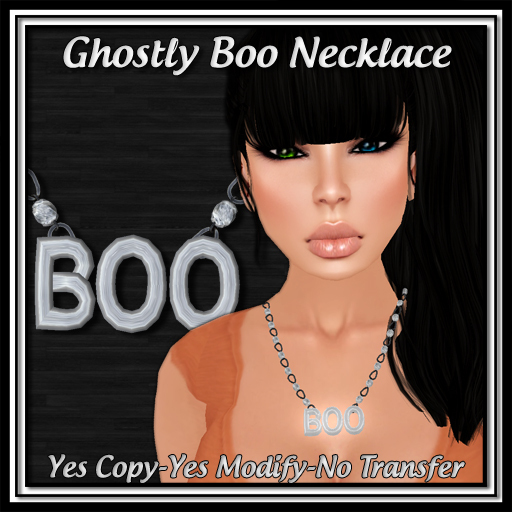 *ICED* Ghostly Boo Necklace 