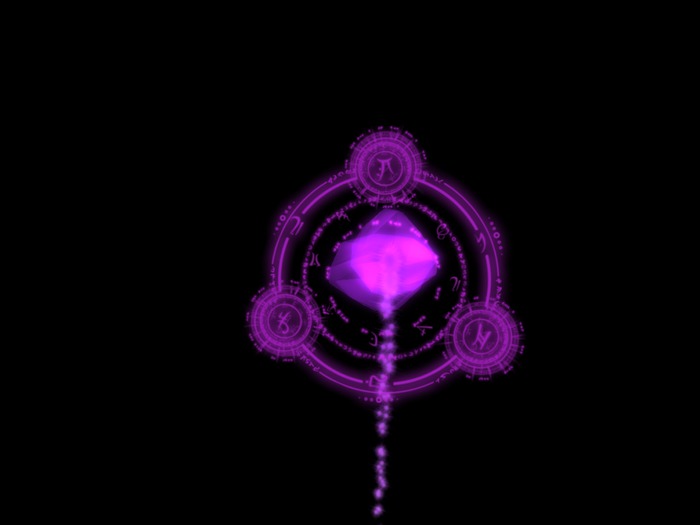 {Papillon} Tiny Floating Marked Runestone