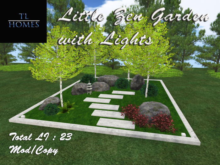 TL Homes - Little Zen Garden w/lights