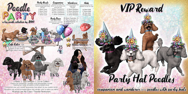 JIAN Party Poodles 3. Balloon Wanderer RARE
