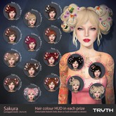 TRUTH HAIR Sakura [Reds / Orange Bears]