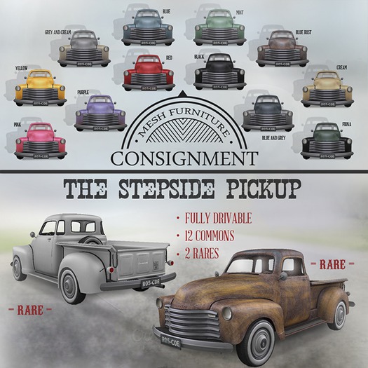 [Con.] Stepside Pick-up - HUD - (WEAR ME) - Rusty Gold RARE