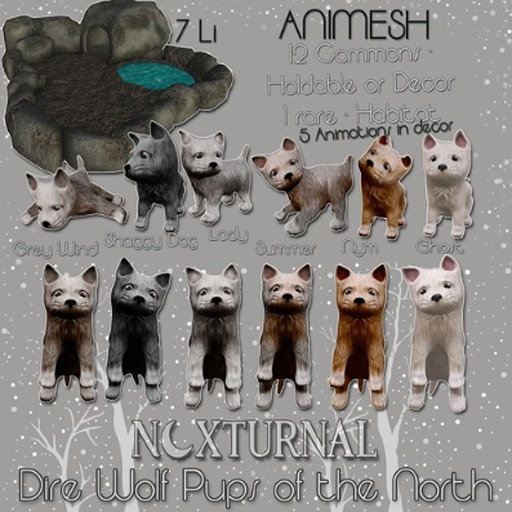 [Noxturnal] Dire Pup - Summer (Holdable)