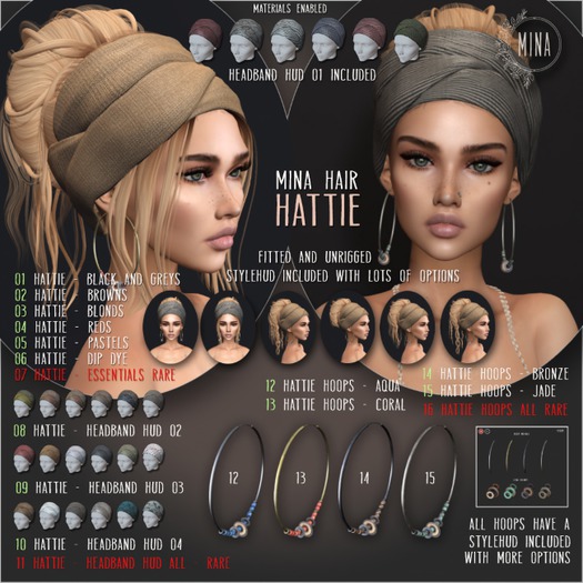 16 - MINA - Hattie Hoop ALL - RARE