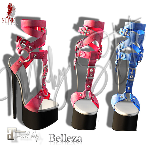 MS~Heels pink and blue pack