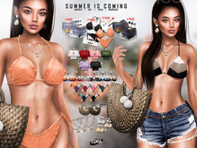 OSMIA - Summer is coming.Bikini Panties - M - Pink