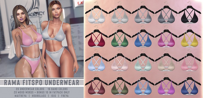 RAMA - Fitspo Bra 'FATPACK'