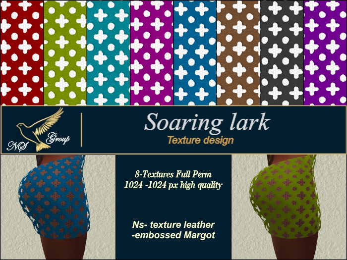 NS-texture leather-embossed Margot