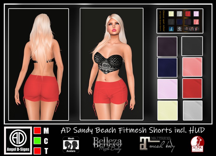 AD Sandy Beach Mesh Shorts