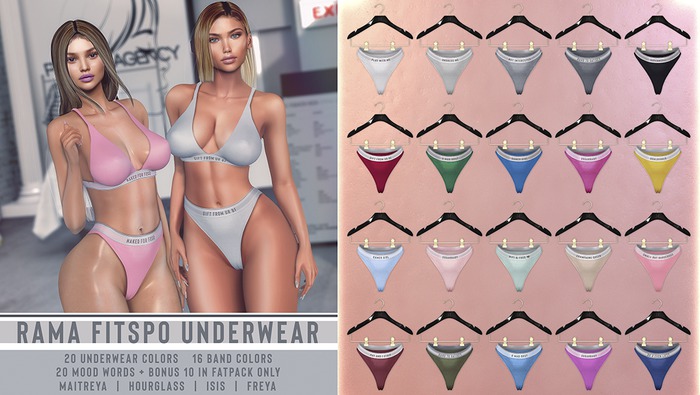 RAMA - Fitspo Panties 'FATPACK'