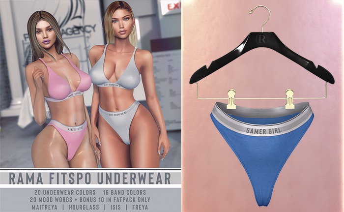 RAMA - Fitspo Panties 'INDIGO'