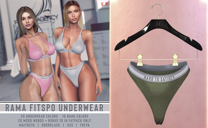 RAMA - Fitspo Panties 'KHAKI'