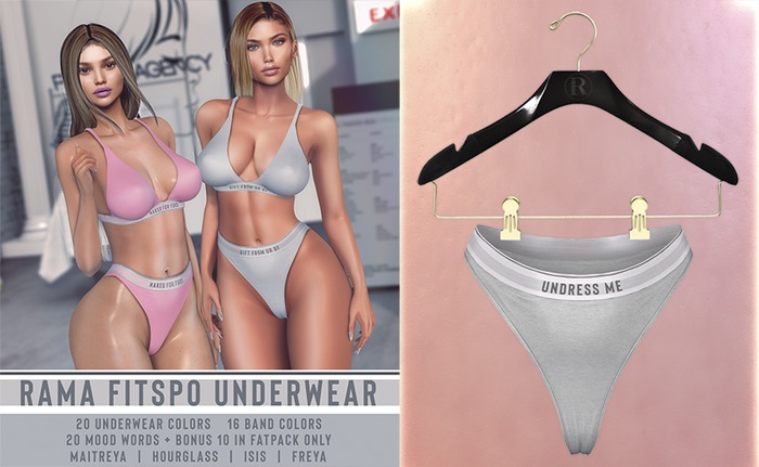 RAMA - Fitspo Panties 'PEARL'