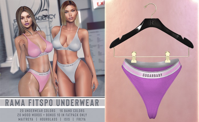RAMA - Fitspo Panties 'PURPLE'