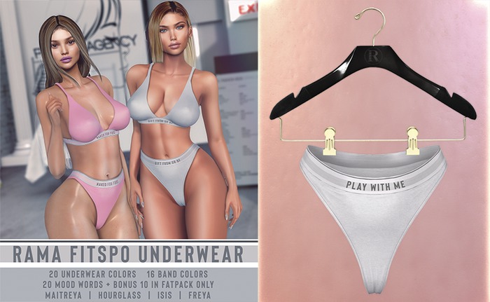 RAMA - Fitspo Panties 'WHITE'