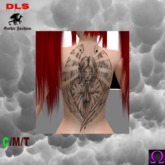 Praying Angel Back Tattoo boxed