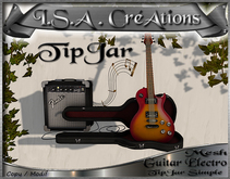 Guitar Electro TIPJAR Simple * Mesh * BOX