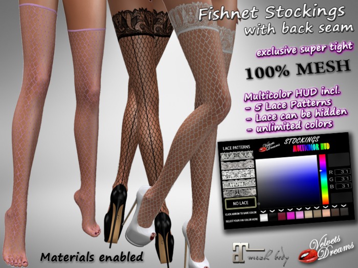 -VD- Fishnet Stockings - BAG DEMO