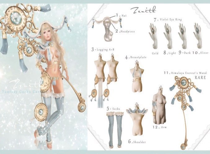 =Zenith=Violet Eye Ring ( Light Gold)