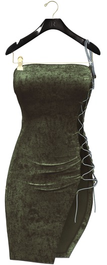 RAMA.Prosk - Naira Velvet Crystal Dress 'Kalamata'