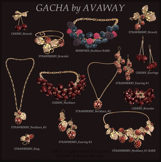 *AvaWay*_Berrymix_Necklace RARE
